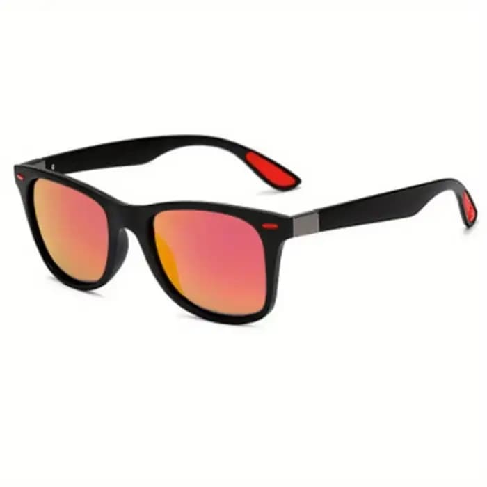 Lunettes de soleil de sport à monture carrée pour hommes et femmes pour la conduite en plein air, la