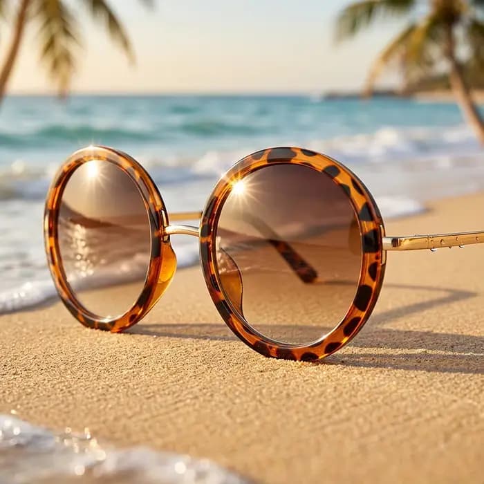 Lunettes de soleil rouges pour femmes et hommes, design rétro rond de marque de luxe, monture circul