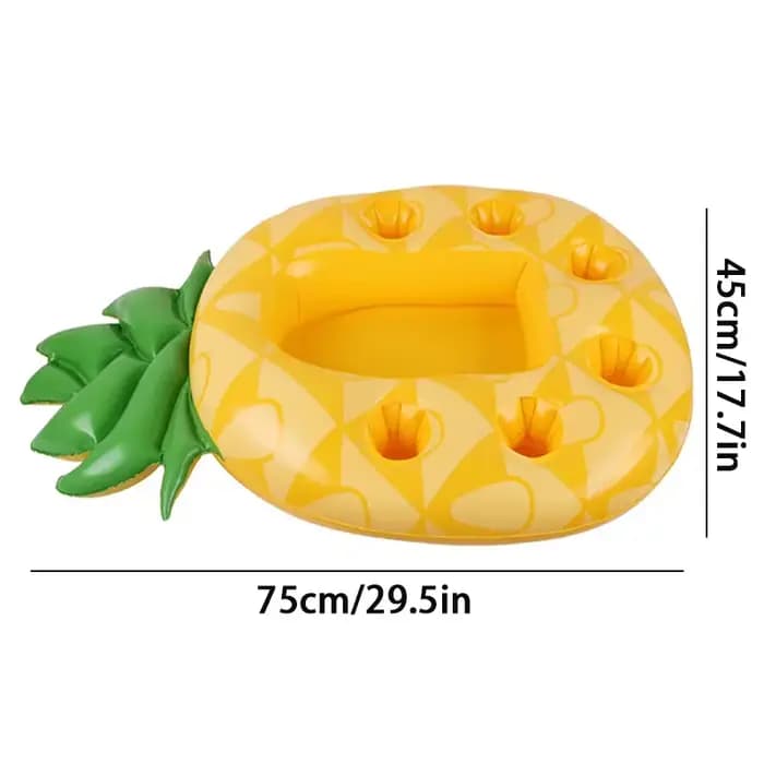 Porte-boissons gonflable flottant pour piscine, accessoire de fête, porte-gobelets flottants pour ad