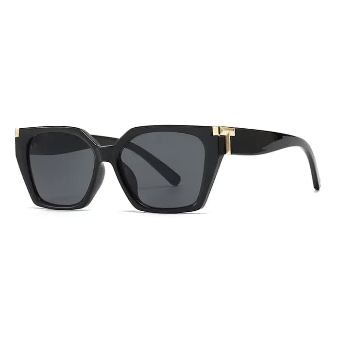 Lunettes de soleil vintage pour femme, design de marque, luxe, extérieur, carré, miroir, UV400, 5684