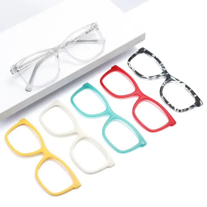 YIMARUILI hommes et femmes magnétique multicolore lunettes cadre Ultra-léger TR90 mode tendance peti