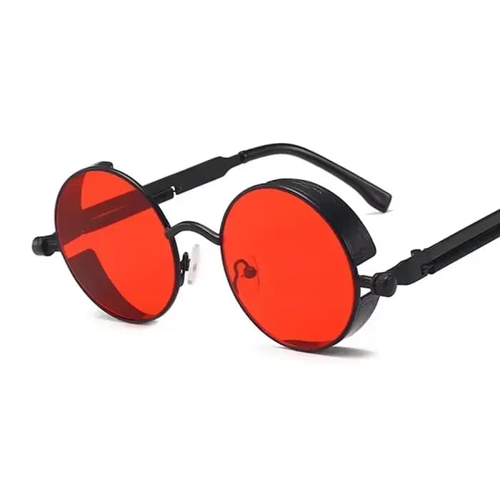 Lunettes de soleil gothiques steampunk unisexes, de luxe, de haute qualité, pour hommes et femmes, m