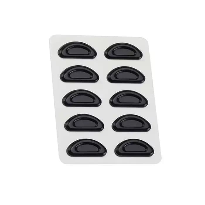 5 paires de coussinets adhésifs en silicone pour lunettes, rehausseurs de nez pour lunettes, coussin