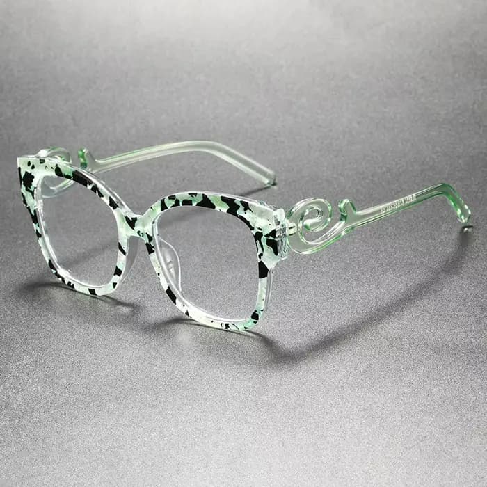 Monture de lunettes de vue vintage de marque, forme florale, pour femmes, lunettes de lecture carrée