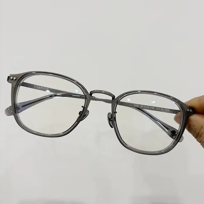 Lunettes rétro en titane pur pour hommes, nouvelle Reproduction de Style japonais, galvanoplastie IP