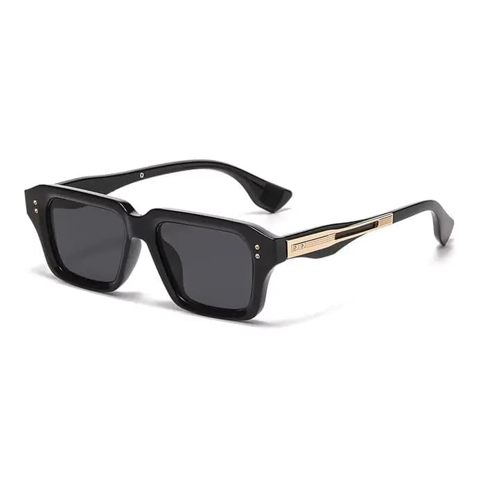 Lunettes de soleil carrées haut de gamme pour hommes et femmes, verres de soleil d'affaires de luxe,