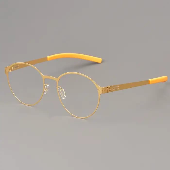 Allemagne classique ovale lunettes cadre hommes femmes Jame C ultraléger mince jante lunettes marque