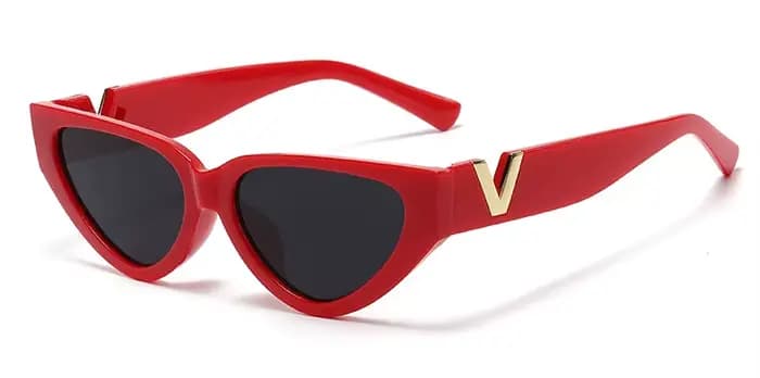 Lunettes de soleil yeux de chat pour femmes, noires et blanches, mode, Vintage, marque tendance, imp