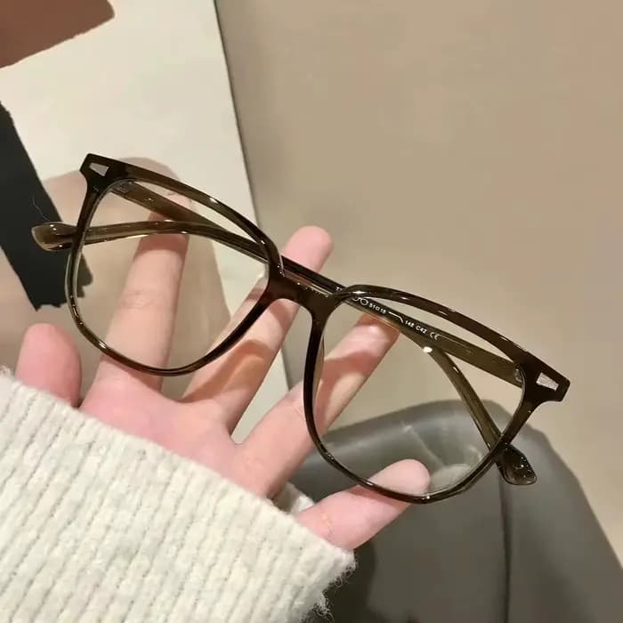 Nouveau unisexe rond carré lunettes pour hommes femmes myopie lunettes lunettes plaine lunettes myop