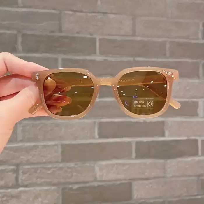 Lunettes de soleil pour enfants Vintage carré UV400 lunettes de soleil en plein air mignon fille gar