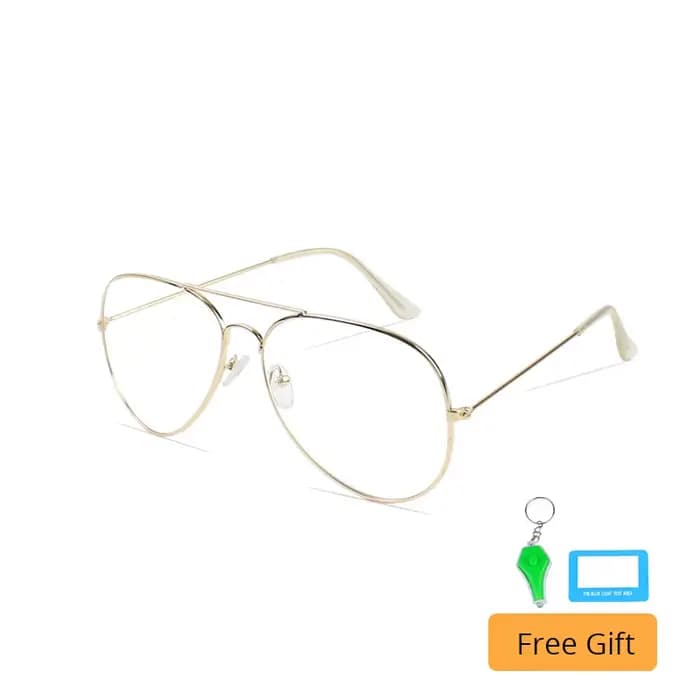 Anti Blue Light Glasses For Computer Women Men Oval Round Spectacle Frame Clear Lens UV400