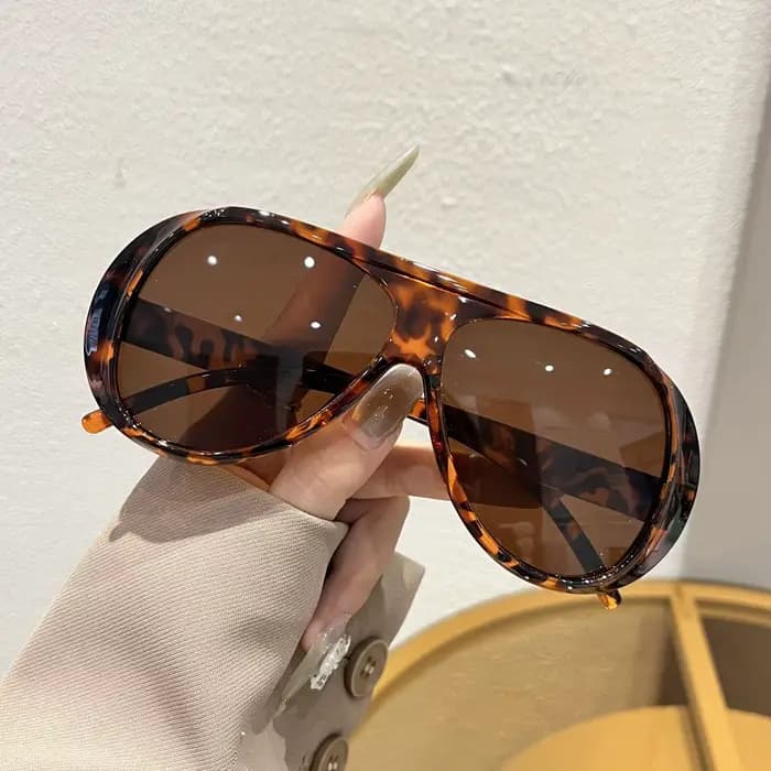 Lunettes de soleil aviateur surdimensionnées 2026 pour femmes et hommes, protection UV400, idéales p