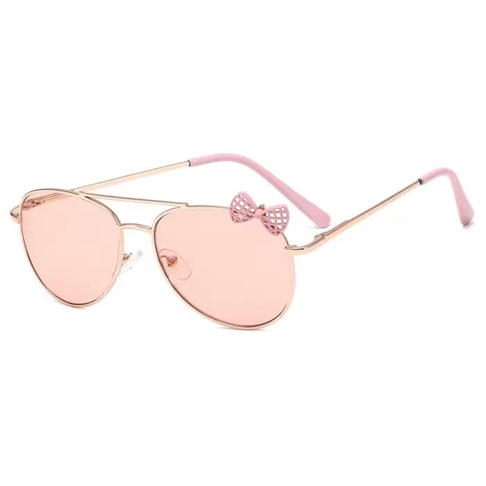 Lunettes de soleil pour enfants, avec nœud pour bébé, UV400, en métal, pour hommes et femmes, 2025