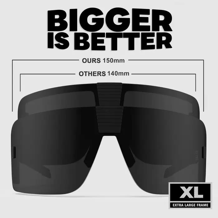 MAXJULI XXL taille Double Extra Large Z87 lunettes de soleil pour grandes têtes larges hommes femmes