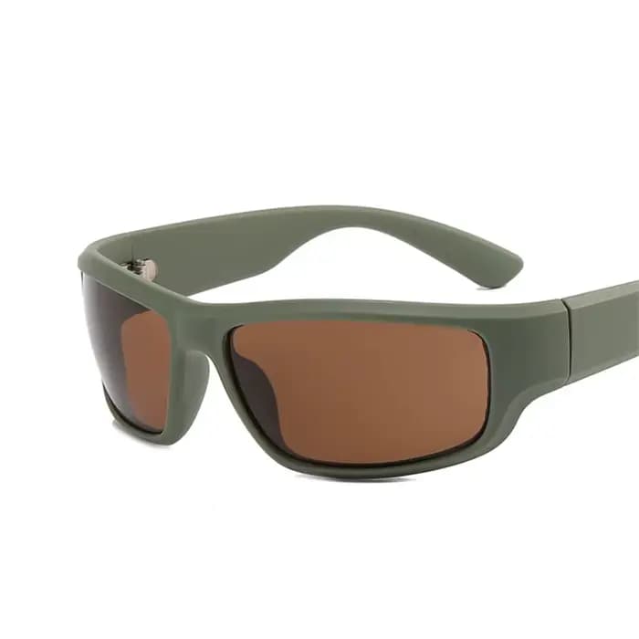 Nouvelles lunettes de soleil vertes pour hommes et femmes, style rétro punk, tendance, lunettes de s
