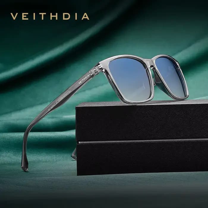 VEITHDIA Lunettes de soleil polarisées pour hommes et femmes, lunettes de soleil à la mode, lunettes
