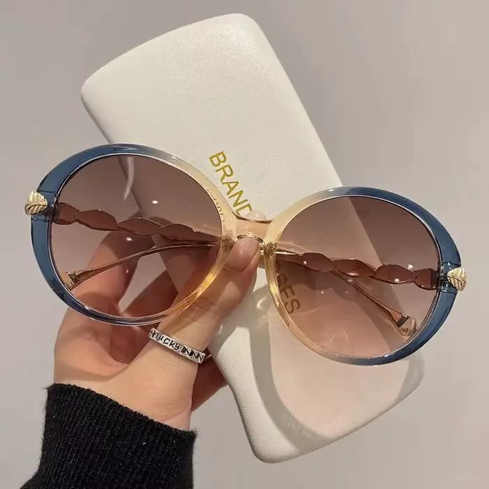 KAMMPT lunettes de soleil rondes rétro pour femmes mode populaire Vintage cadre hommes luxe tendance
