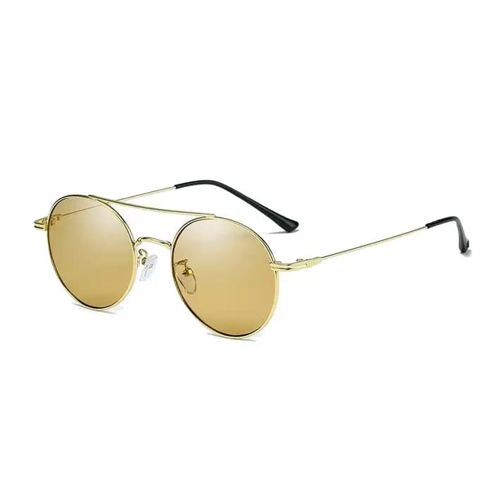 Lunettes de soleil hexagonales tendance pour femmes et hommes 2026 – Monture carrée en métal, design