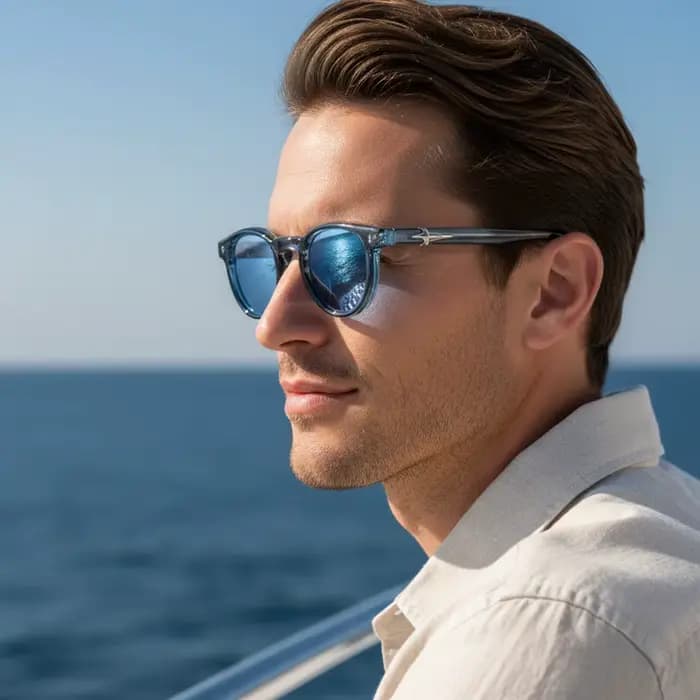 Lunettes de soleil vintage pour hommes, lunettes à monture métallique vintage, lunettes rondes class