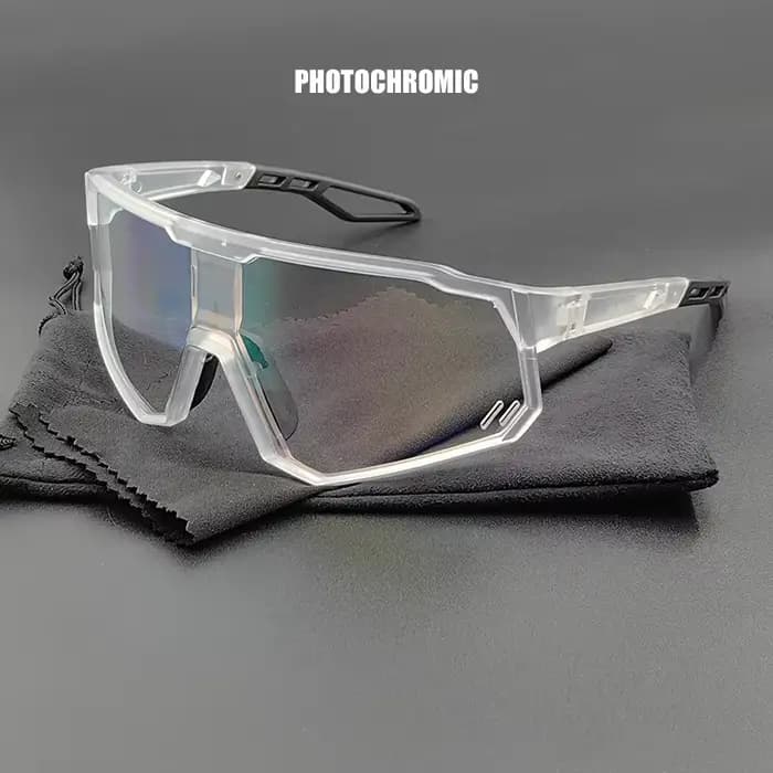 Lunettes de cyclisme photochromiques pour hommes et femmes, polarisées, pour course à pied, pêche, s