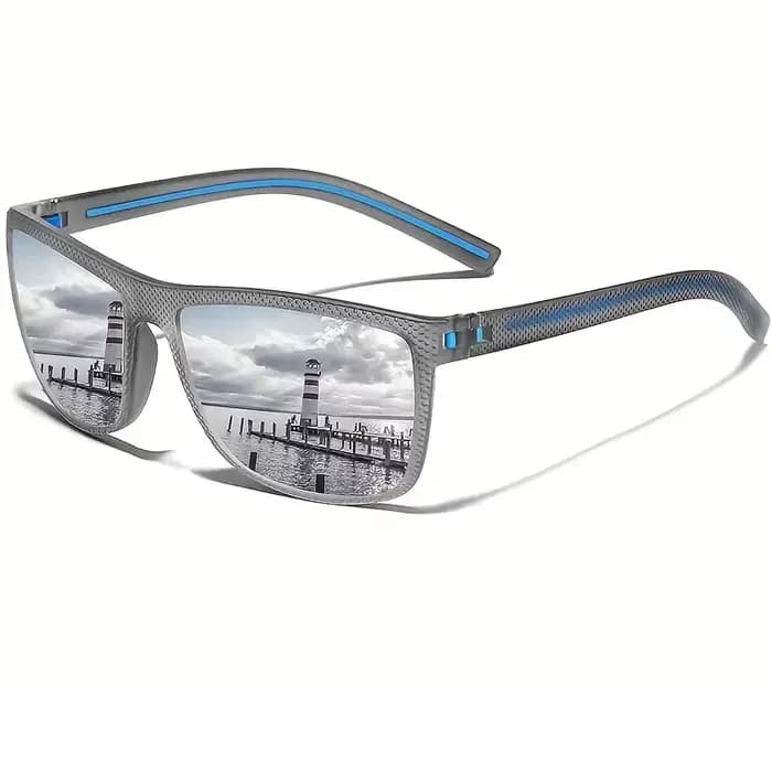 Lunettes de soleil polarisées carrées pour hommes et femmes, monture légère
