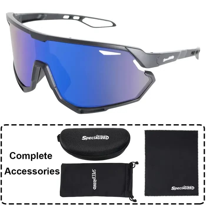 Lunettes de cyclisme lunettes de soleil de sport UV400 Protection miroir hommes femmes course pêche 