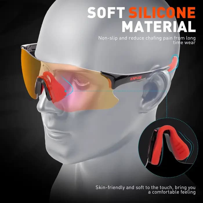Kapvoe nouvelles lunettes de sport de vélo photochromiques hommes femmes Marathon extérieur vtt cycl