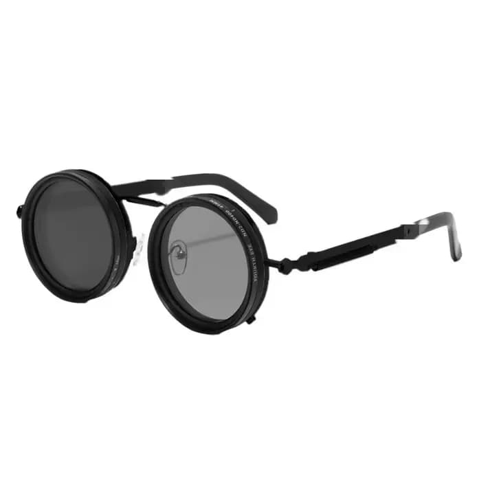 Lunettes de soleil de pêche à monture ronde, protection anti-UV, verres TAC, lunettes à gradation ré