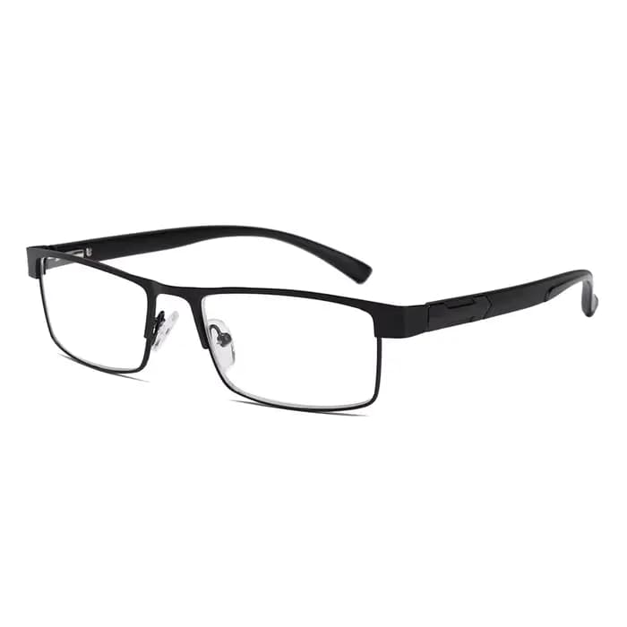 Lunettes de lecture d'affaires en alliage de titane pour hommes, sans sphères, 12 couches, lentilles