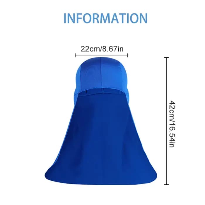 Capuchon de refroidissement pare-soleil élastique, bouclier de cou, casque rigide à large bord, Prot