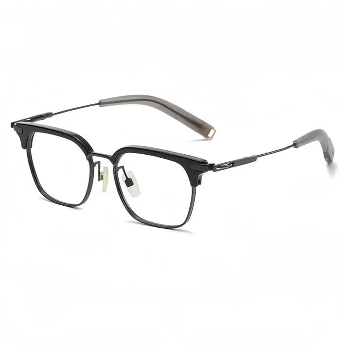 Montures de lunettes carrées de style Browline inspirées de DITA DLX107 pour hommes, monture optique