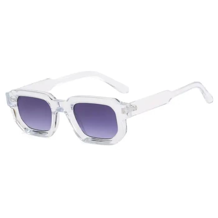 Ensemble combiné pour homme, lunettes de mode neuves, lunettes carrées rétro, décoration, personnali