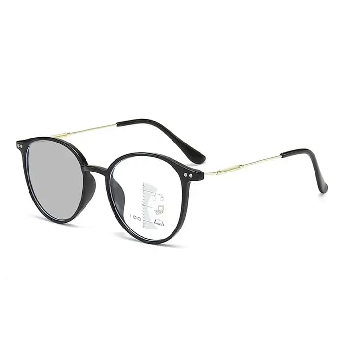 Lunettes de presbytie photochromiques finies, lunettes multifocales progressives, lunettes d'hypermé