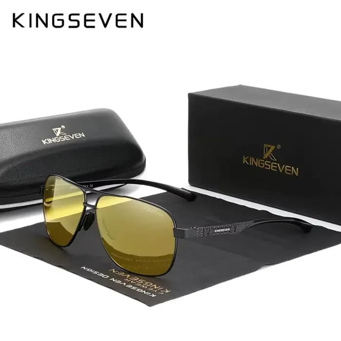 KINGSEVEN marque classique mâle lunettes de soleil hommes mode polarisé UV400 rétro lunettes en plei