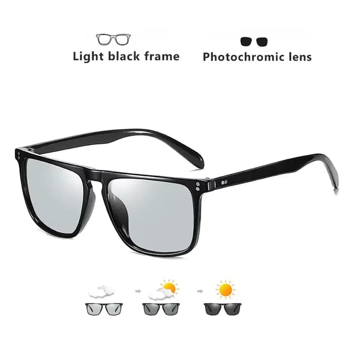 Marque Rivet carré photochromique lunettes de soleil hommes polarisées femmes conduite lunettes de s