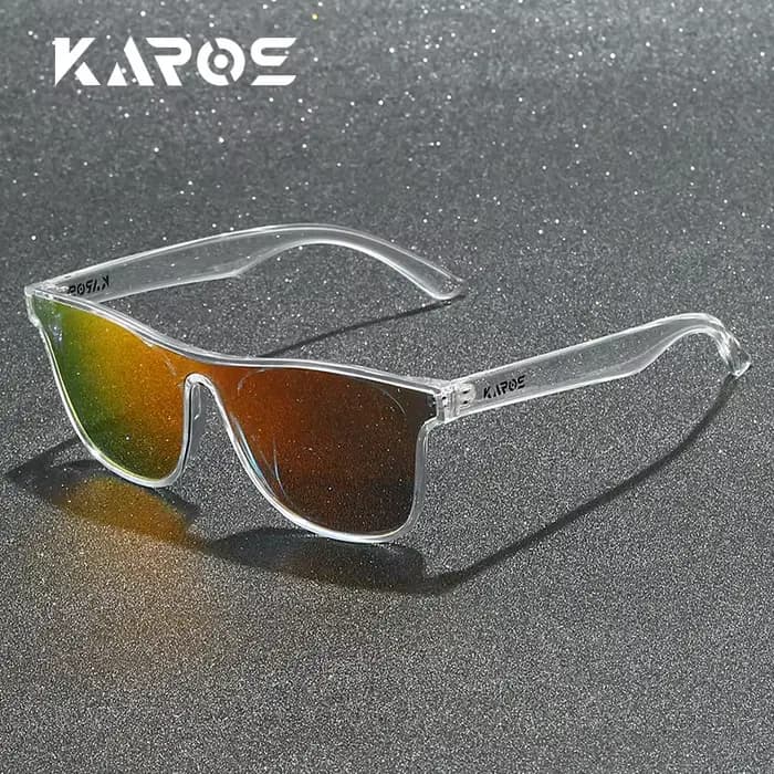 KAROS lunettes de soleil polarisées pour hommes femmes carré surdimensionné Anti-éblouissement condu