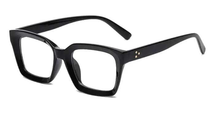 Lunettes carrées transparentes pour femmes, monture de lunettes vintage, anti-lumière bleue, optique