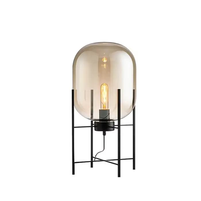 Lampadaire sur pied boule de verre Oda Pulpo, lampe sur pied pour chambre, bureau, salon, lecture, v