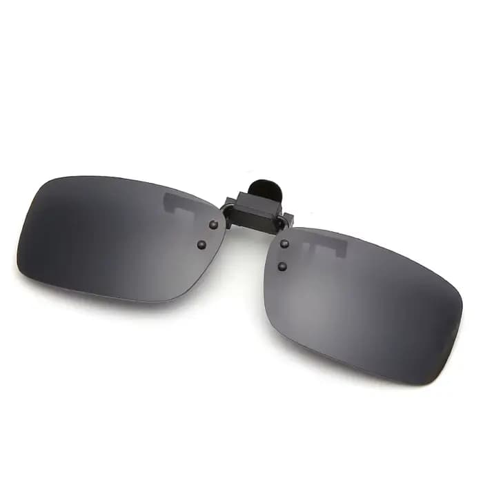 Lunettes UV400 polarisées à clipser, anti-éblouissement, pour la conduite, les fêtes, l'usage quotid