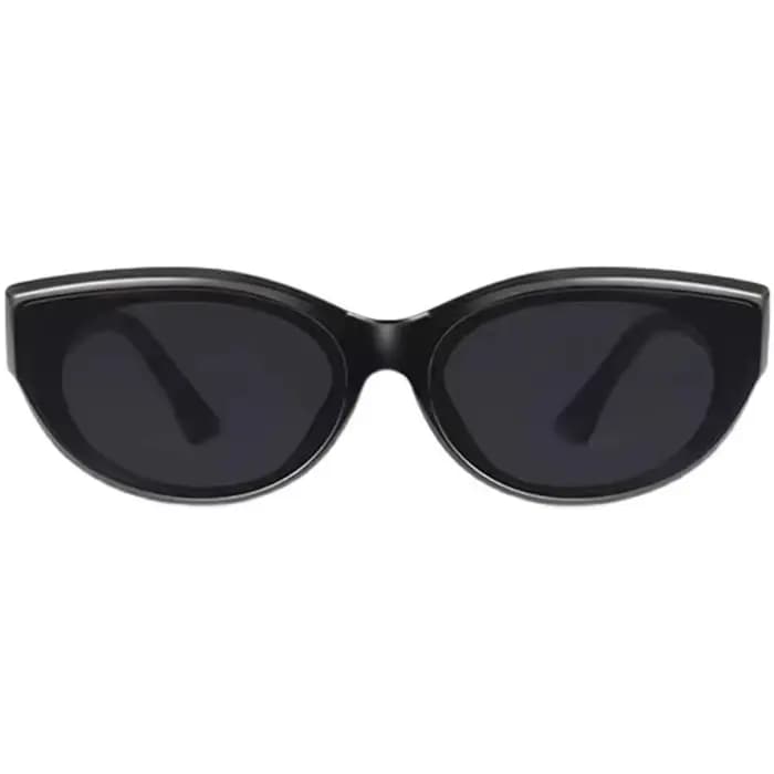 Nouveauté lunettes de soleil œil de chat femmes lunettes ovales marque Vintage elliptique carré lune