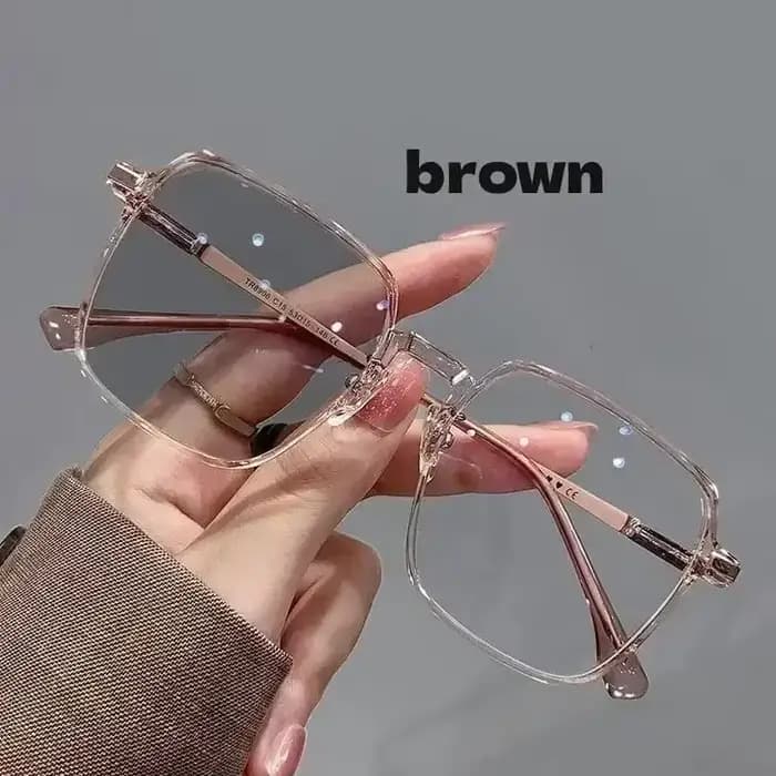 Lunettes photochromiques Anti-Radiation pour femmes et hommes, lunettes de soleil, montures carrées,