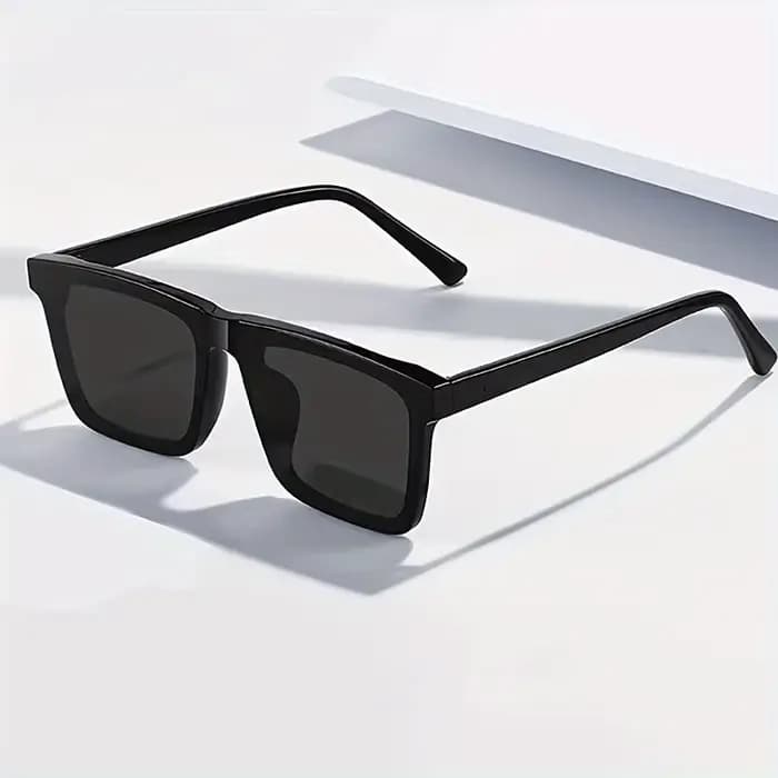 Lunettes de soleil oversize à monture plate, style rétro, pour hommes et femmes, parfaites pour les 