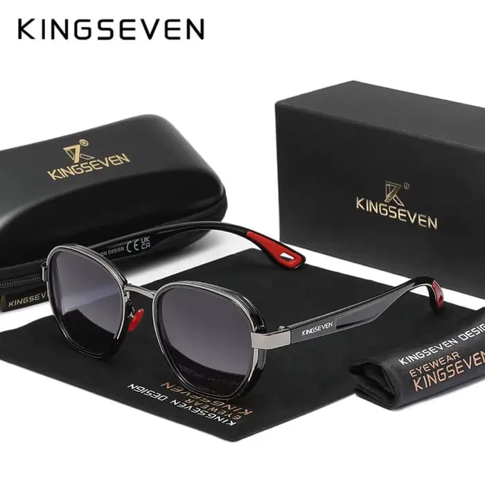 KINGSEVEN flambant neuf lunettes de soleil originales hommes polarisées UV400 luxe lunettes pour fem