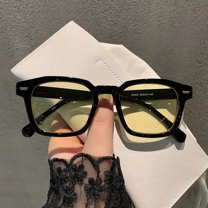 Nouveau unisexe Rectangle Vintage lunettes de soleil 2023 Design de mode rétro lunettes de soleil fe