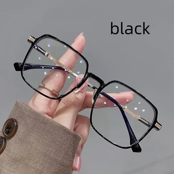 Lunettes Anti-lumière bleue pour femmes et hommes, montures carrées classiques, lunettes d'ordinateu
