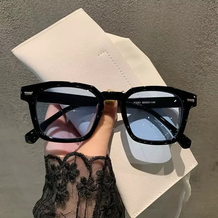 Nouveau unisexe Rectangle Vintage lunettes de soleil 2023 Design de mode rétro lunettes de soleil fe