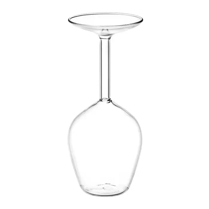 Outil de Bar 400ML, gobelet à l'envers transparent à longue tige, tasse à vin inversée, verre à vin 
