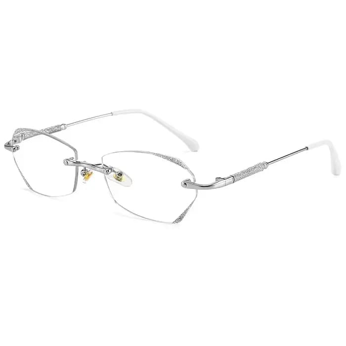 Lunettes de lecture haut de gamme découpées en diamant pour personnes d'âge moyen et âgées, Anti-lum