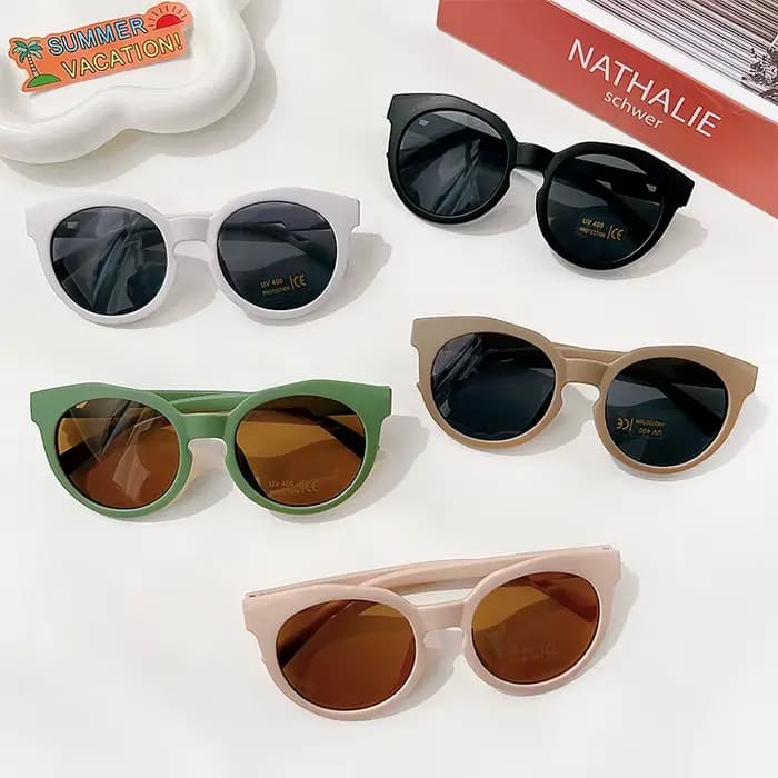 Lunettes de soleil classiques 2026 pour enfants, protection solaire extérieure, couleurs variées, pr