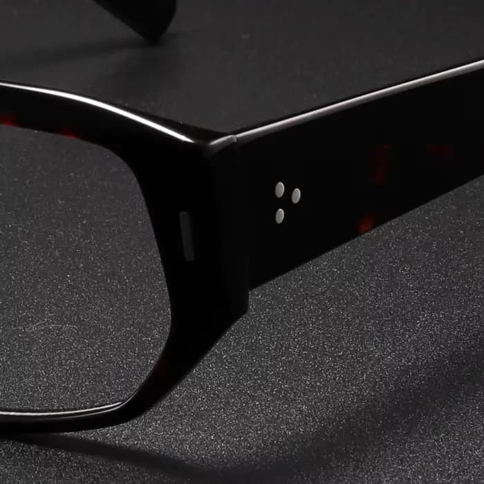 Marque de luxe concepteur épais acétate cadre surdimensionné pour hommes femmes à la mode optique-lu